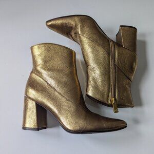Naturalizer Gold Ankle Boots